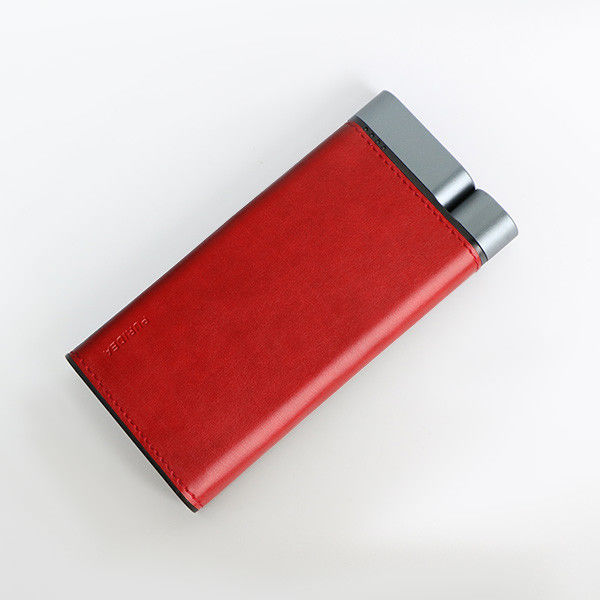 10000mAh Power Bank Μεταλλικό Κέλυφος Δερμάτινο Φινίρισμα 2pcs USB-A 1pc Type-C θύρες