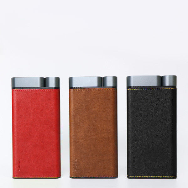 10000mAh PD20W Τράπεζα Ενέργειας Μεταλλική Σκουπίδα Δερμάτινο Φινίρισμα 2pcs USB-A 1PC Θέμα-C θύρες