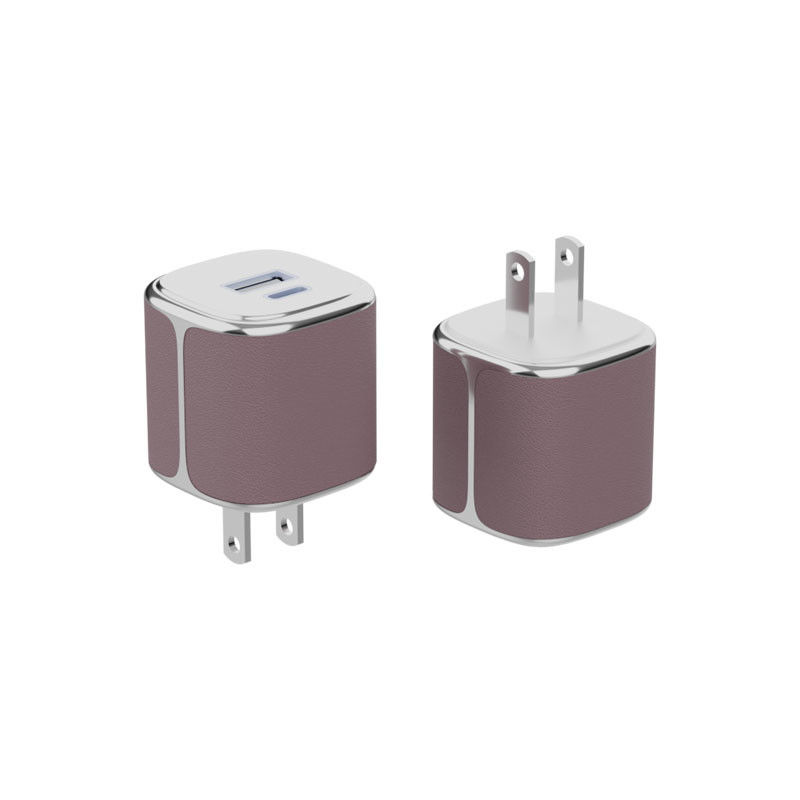 Σλικ 35W Wall Charger USB-C και USB-A PD GaN Wall Charger με δερμάτινο κέλυφος